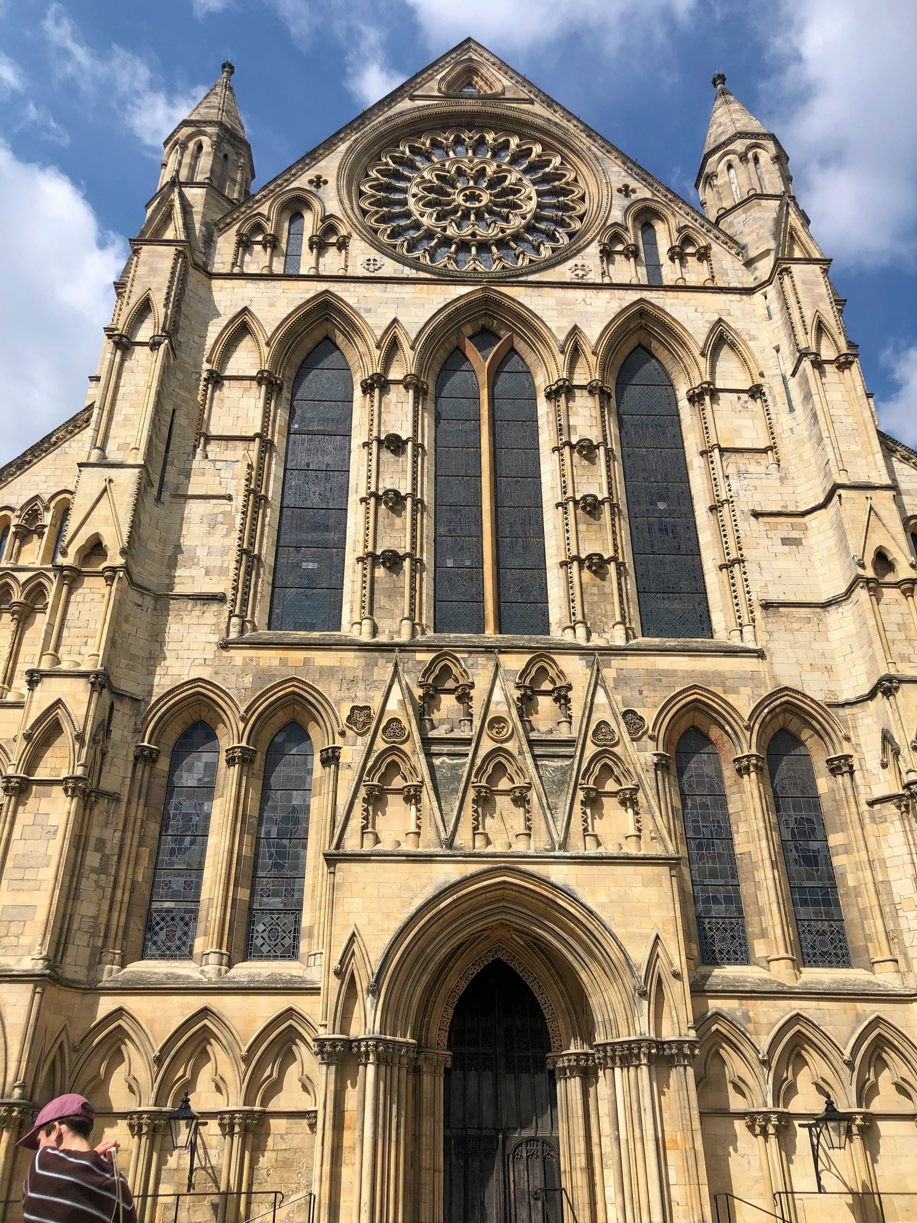 Above the entrance to York's Minster